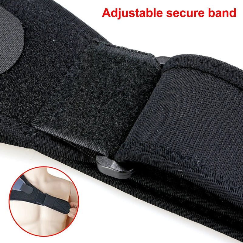 Right Shoulder Adjustable Support Brace Compression Strap Heat Patch Protection Sports by salelink.co.nz