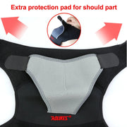 Left Shoulder Adjustable Support Brace Compression Strap Heat Patch Protection Sports by salelink.co.nz