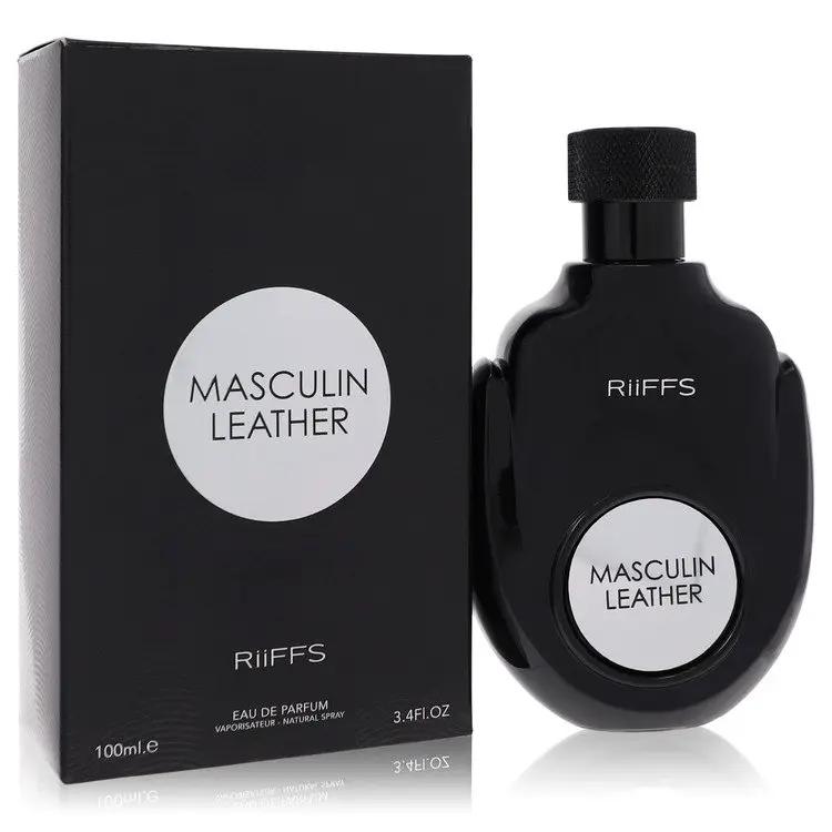 Masculin Leather Eau De Parfum Spray by Riiffs 100 ml by Brands HD