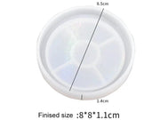 Holographics Coaster Moulds - Round/Square/Hexagonal by Resin Art NZ
