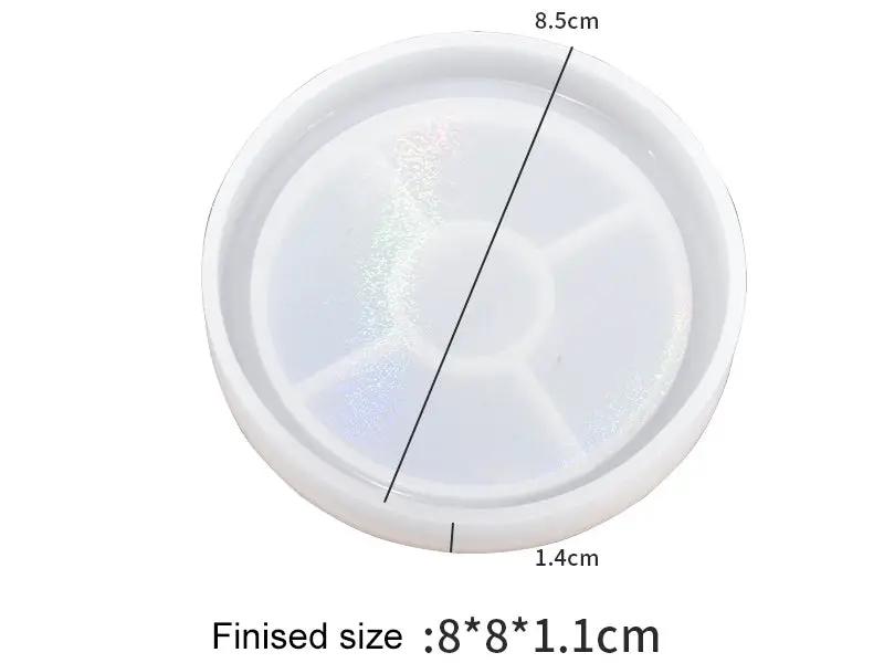 Holographics Coaster Moulds - Round/Square/Hexagonal by Resin Art NZ