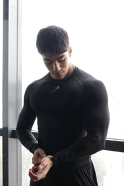 Compression Fullsleeves T-shirt Black by Fuaark Nz