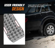 BUNKER INDUST Pair 10T Recovery Tracks - Grey by Kiwi Offroad