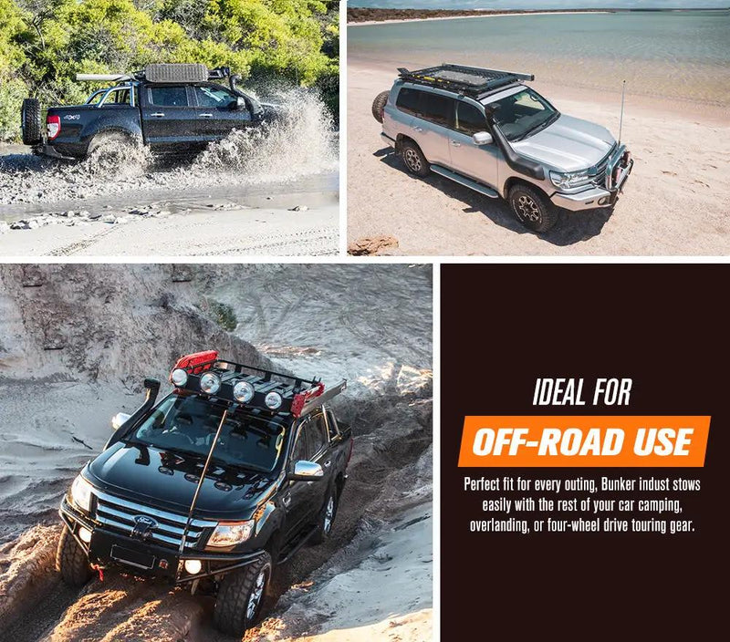 BUNKER INDUST Pair 10T Recovery Tracks - Grey by Kiwi Offroad