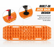 Bunker Indust Recovery Tracks Farm Jack Base 10T Board Sand Mud Snow OffRoad 4WD - Orange by Kiwi Offroad