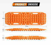 Bunker Indust Recovery Tracks Farm Jack Base 10T Board Sand Mud Snow OffRoad 4WD - Orange by Kiwi Offroad