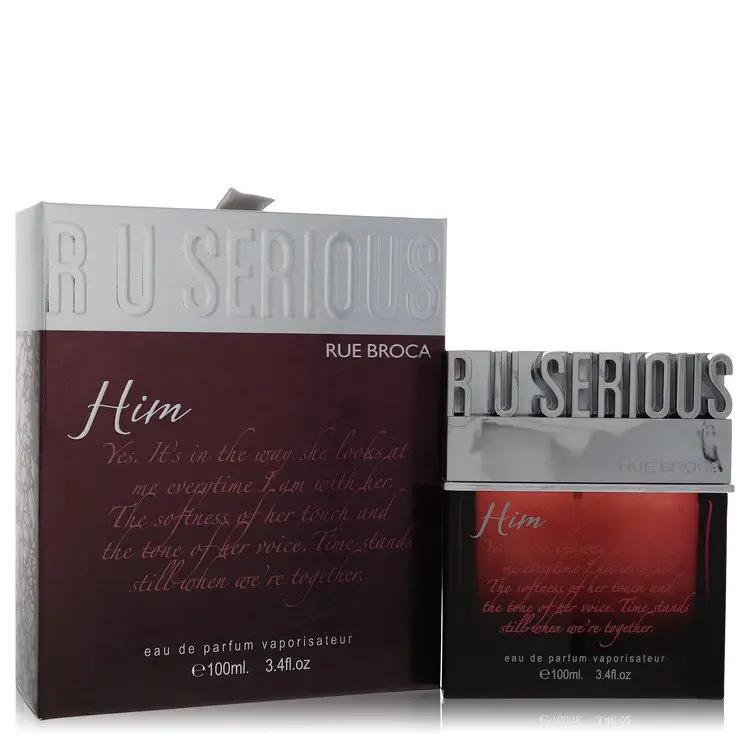 R U Serious Him Eau De Parfum Spray by Rue Broca 100 ml by Brands HD