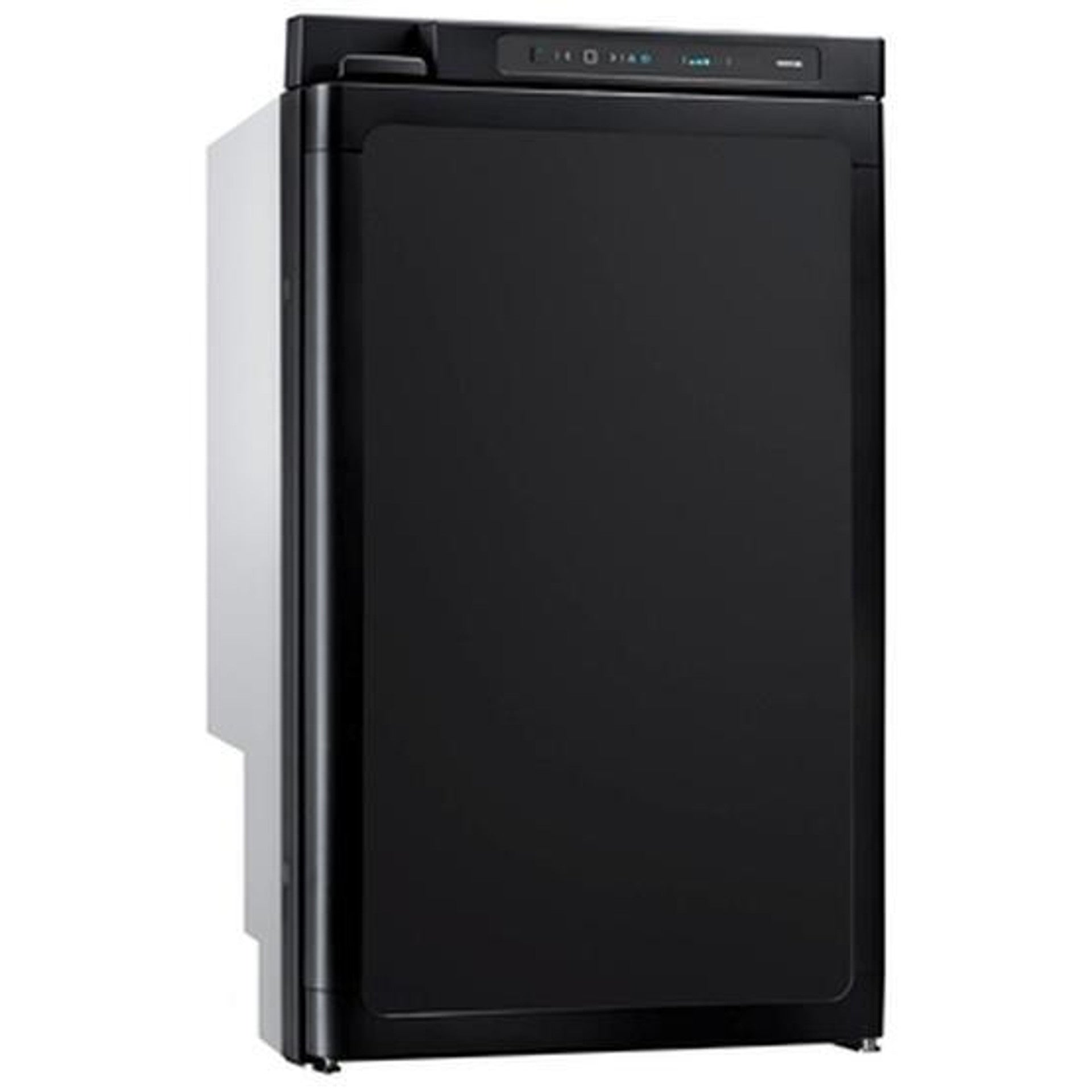 Thetford N4080-E Absorption Wheel Arch Fridge - 81Ltr in sleek black finish with modern design.