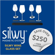 Silwy Silwy Magnetic Crystal Wine Glass set Silwy Magnetic Crystal Wine Glass set