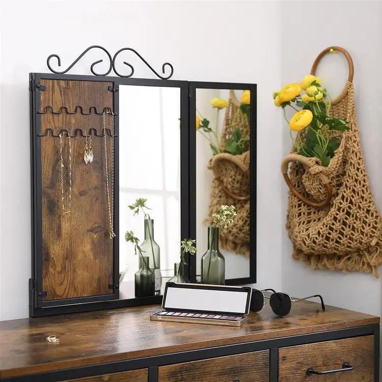 Dressing Table Vanity Table Set with Stool by The Shopsite