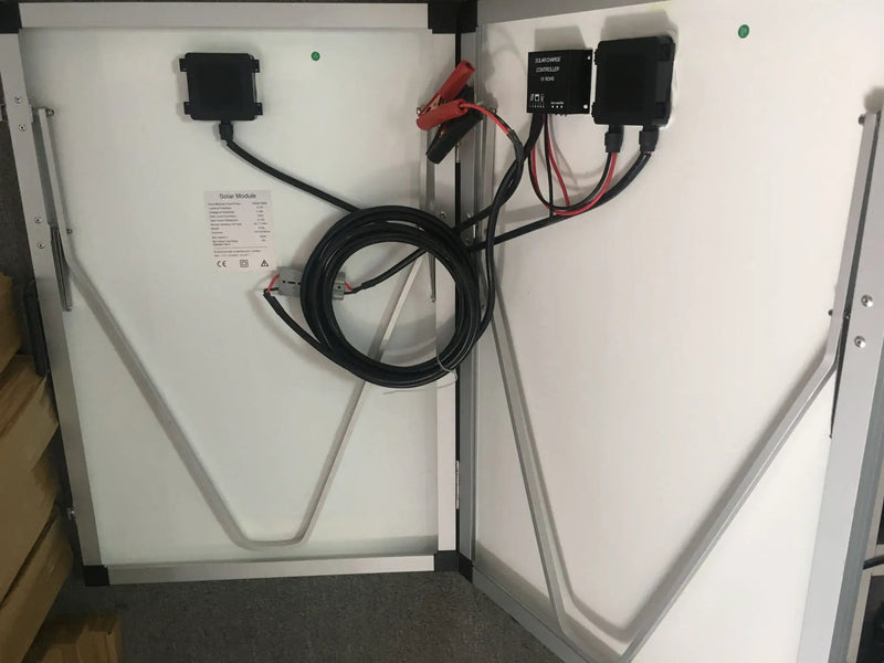 160W Folding Solar Panel+30A CONTROLLER+10M Cable