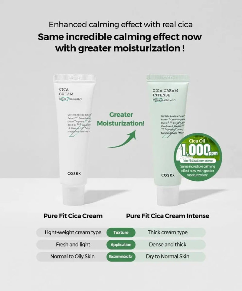 COSRX Pure Fit Cica Cream Intense 50ml by Poppy Gifts