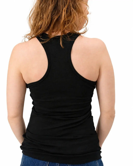 Merino 365 NZ Women's Singlets Women's Racerback Tank Top - Merino Blend, Black Women's Merino Blend Racerback Tank Top Black