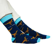 Save the Velociraptors Bamboo Socks by Barekind NZ