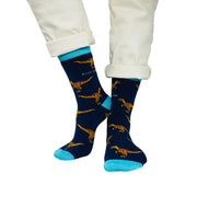 Save the Velociraptors Bamboo Socks by Barekind NZ