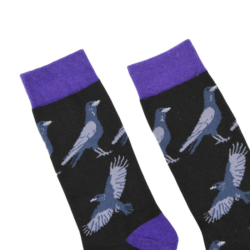 Save the Raven Bamboo Socks by Barekind NZ