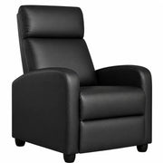 Yaheetech Recliner Chair PU Leather Recliner Sofa Adjustable Modern Single Reclining Chair Recliner Chair PU Leather Recliner Sofa Adjustable Modern Single Reclining Chair