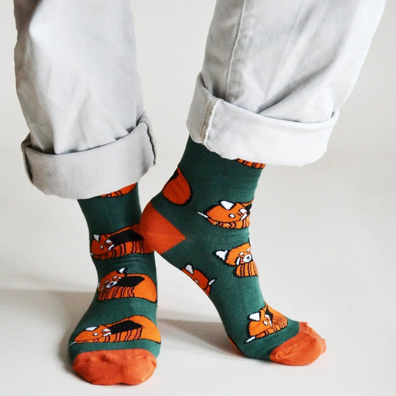 Barekind NZ Socks Save the Red Pandas Bamboo Socks Save the Red Pandas Bamboo Socks