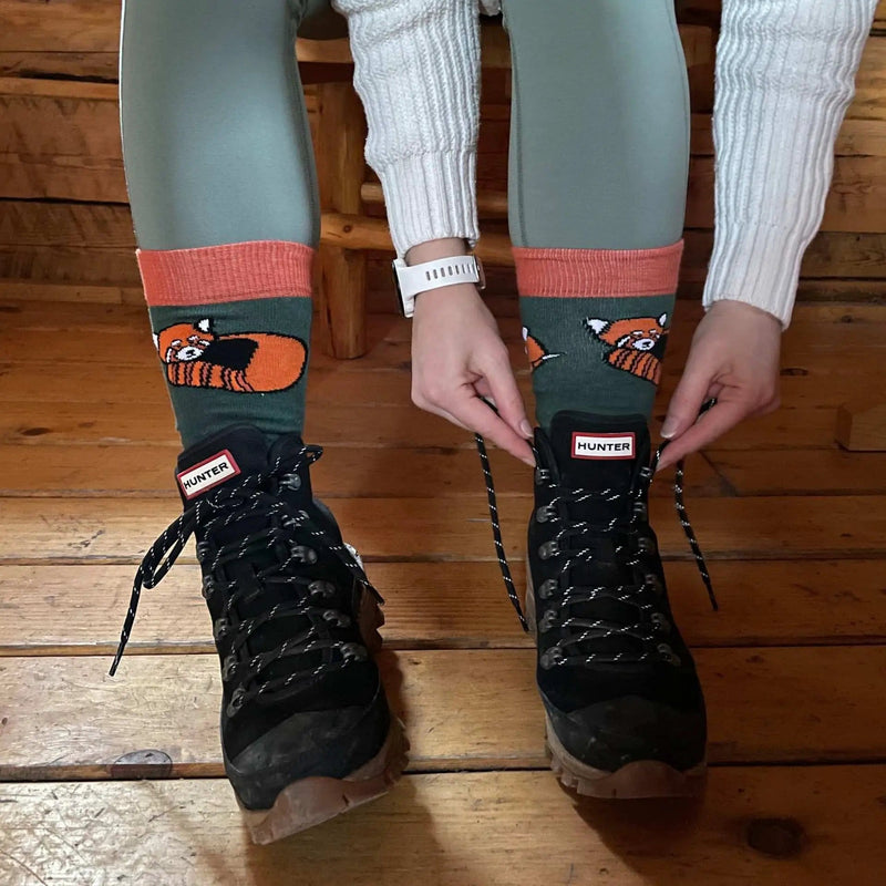 Barekind NZ Socks Save the Red Pandas Bamboo Socks Save the Red Pandas Bamboo Socks