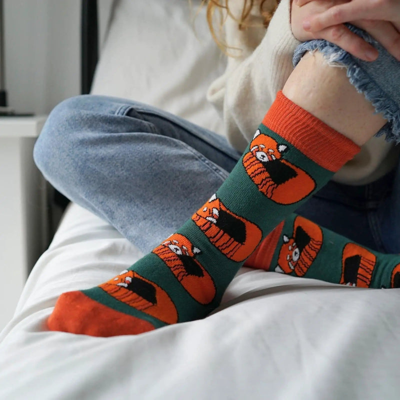 Barekind NZ Socks Save the Red Pandas Bamboo Socks Save the Red Pandas Bamboo Socks