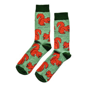 Save the Red Squirrels Bamboo Socks by Barekind NZ