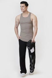 Ribbed Tank Warm Beige by Fuaark Nz