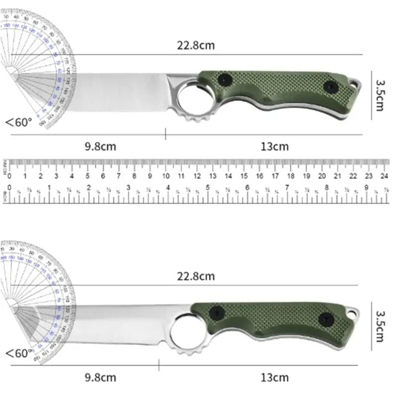 g8buynz Multi-Purpose Outdoor Knife Fixed Blade Camping Hunting Survival Field With Kydex Sheath Multi-Purpose Outdoor Knife Fixed Blade Camping Hunting Survival Field With Kydex Sheath
