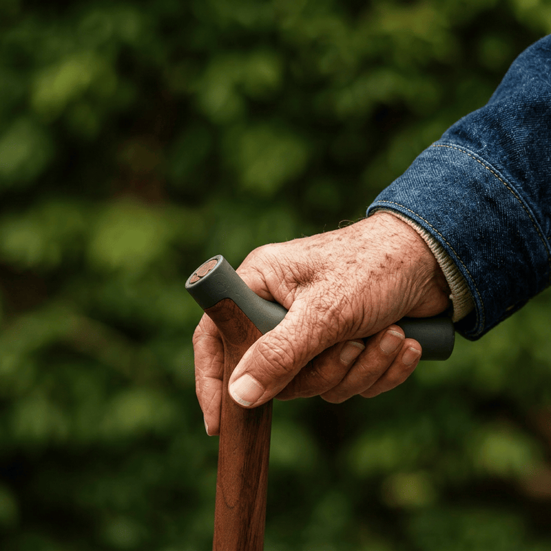ooak Walking stick Uno Walnut and Graphite Walking Cane Hand-Finished With FSC Walnut Uno Walnut and Graphite Walking Cane by Ooak