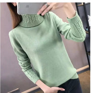 Women's Wool High Neck Fashion Sweater - Slim Fit, Long Sleeves | Winter Warmth by Mead's Supply & Equipment Outfitters limited