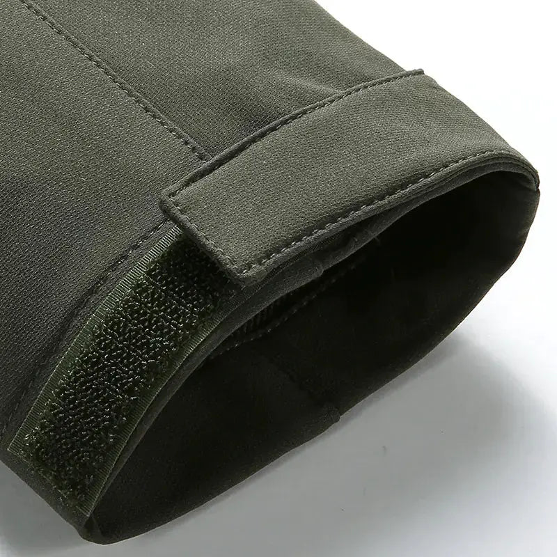 Men's Shark Skin Tactical Softshell Jacket - Waterproof Fleece-Lined Outdoor Jacket | Military Style by Mead's Supply & Equipment Outfitters limited