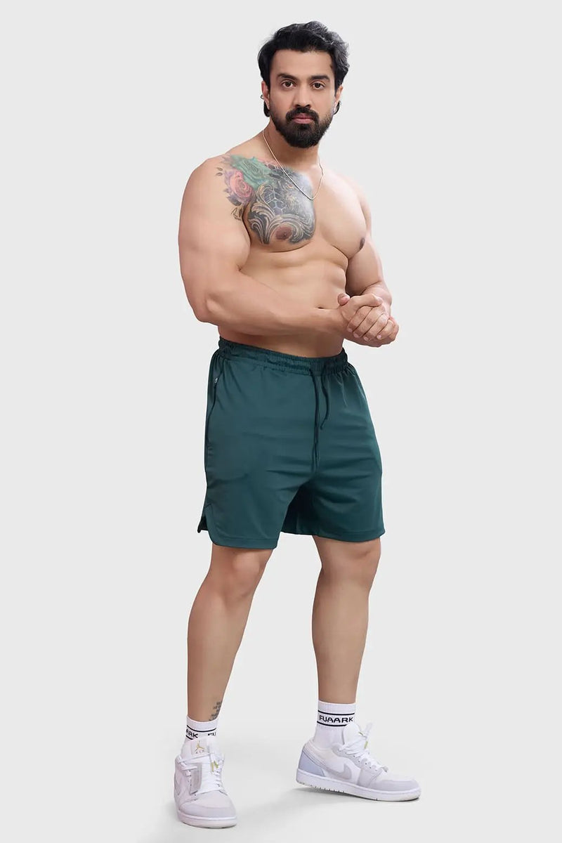 Rush Shorts Forest Green by Fuaark Nz