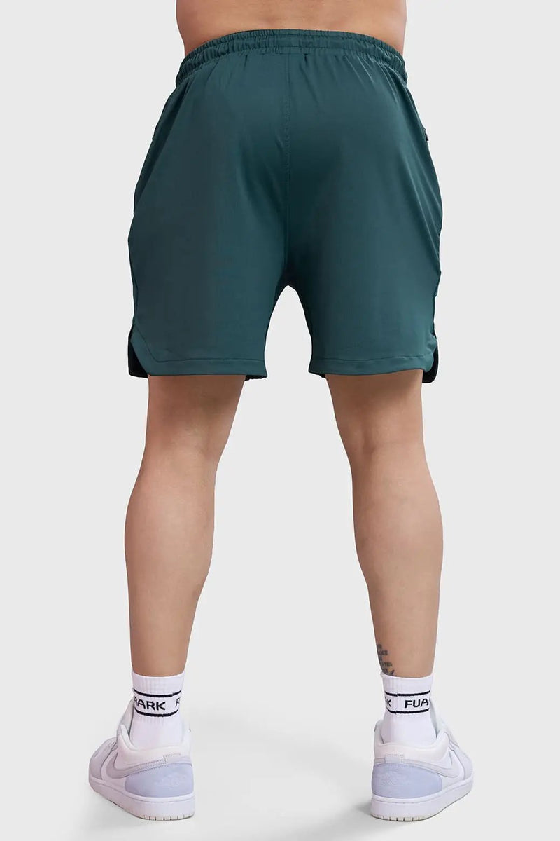 Rush Shorts Forest Green by Fuaark Nz