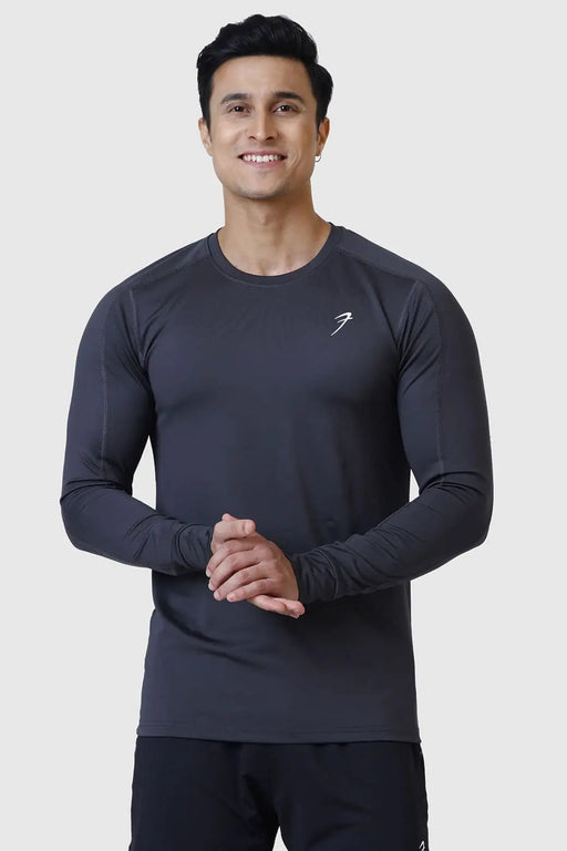 Rush Fullsleeves T-shirt Dark Grey by Fuaark Nz
