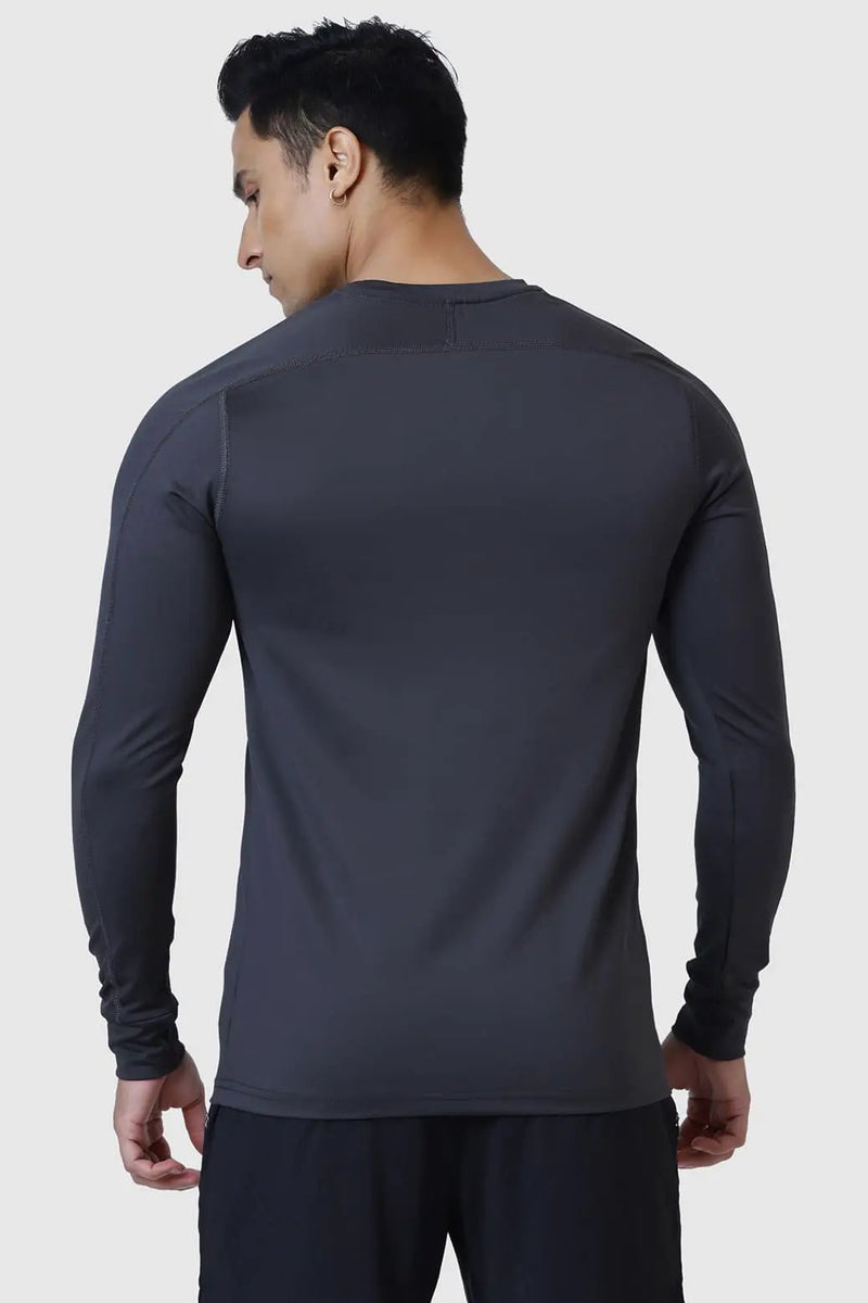 Rush Fullsleeves T-shirt Dark Grey by Fuaark Nz