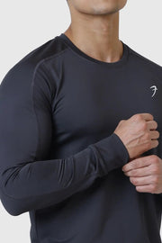 Rush Fullsleeves T-shirt Dark Grey by Fuaark Nz