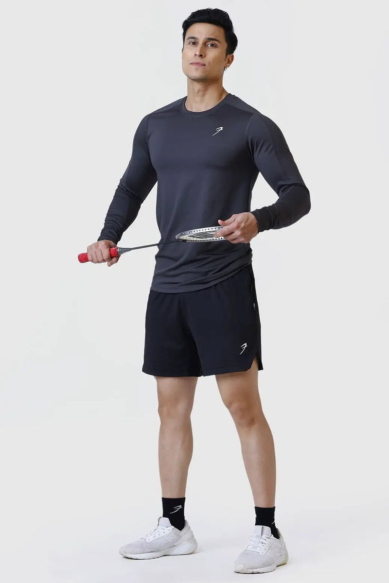 Rush Fullsleeves T-shirt Dark Grey by Fuaark Nz