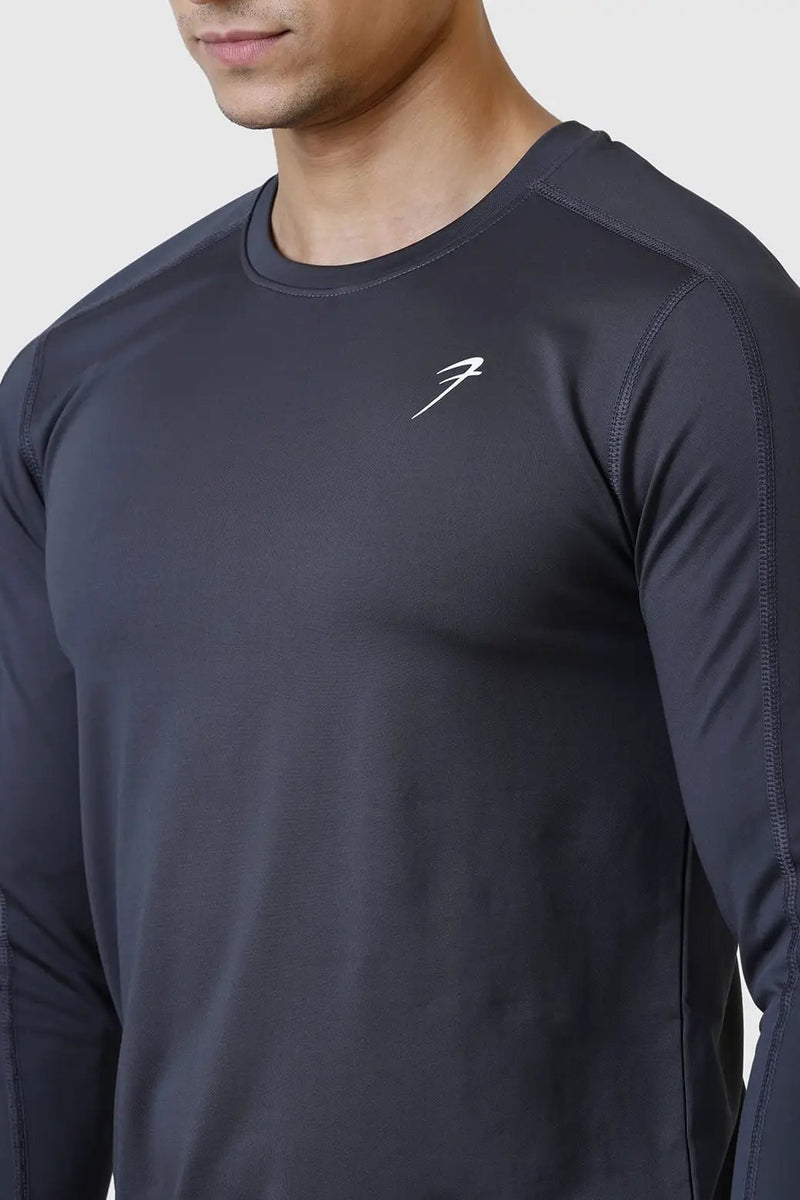 Rush Fullsleeves T-shirt Dark Grey by Fuaark Nz