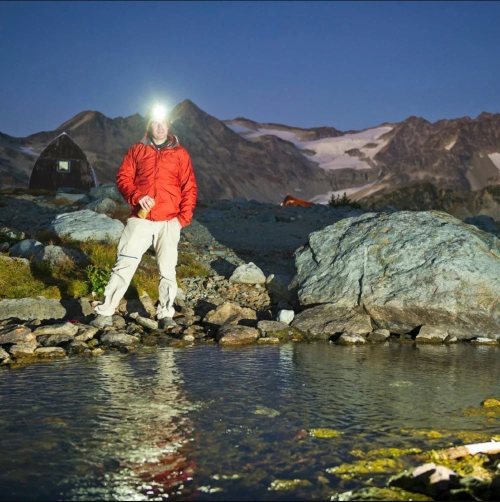 New Sensor Headlight Led Light Outdoor Strong Light Zoom Model Large Floodlight COB Head-mounted Fishing Light Running Headlamp - Action Outdoors Kiwi
