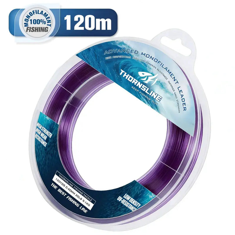 Desers Thornsline 120m 200lb Monofilament Leader Low Stretch Boat Fishing Catfish Thornsline 120m 200lb Monofilament Leader Boat Fishing