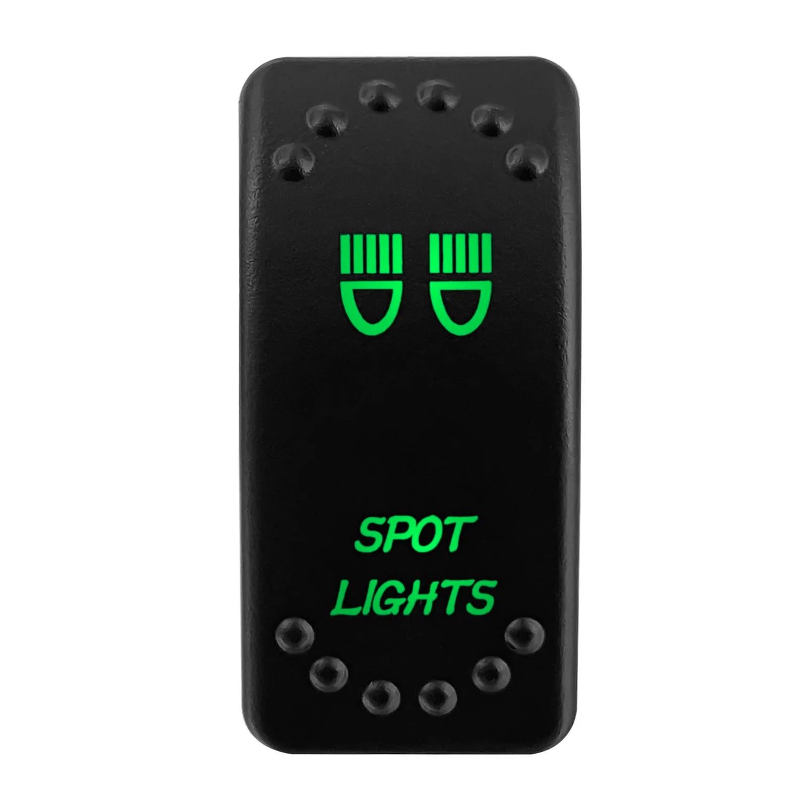 Waterproof Green Led Car Rocker Switch On Off 12V 20A Washer Wiper Momentary Toggle Switch For Marine Boat ATV RZR RV Autosteer - Action Outdoors Kiwi