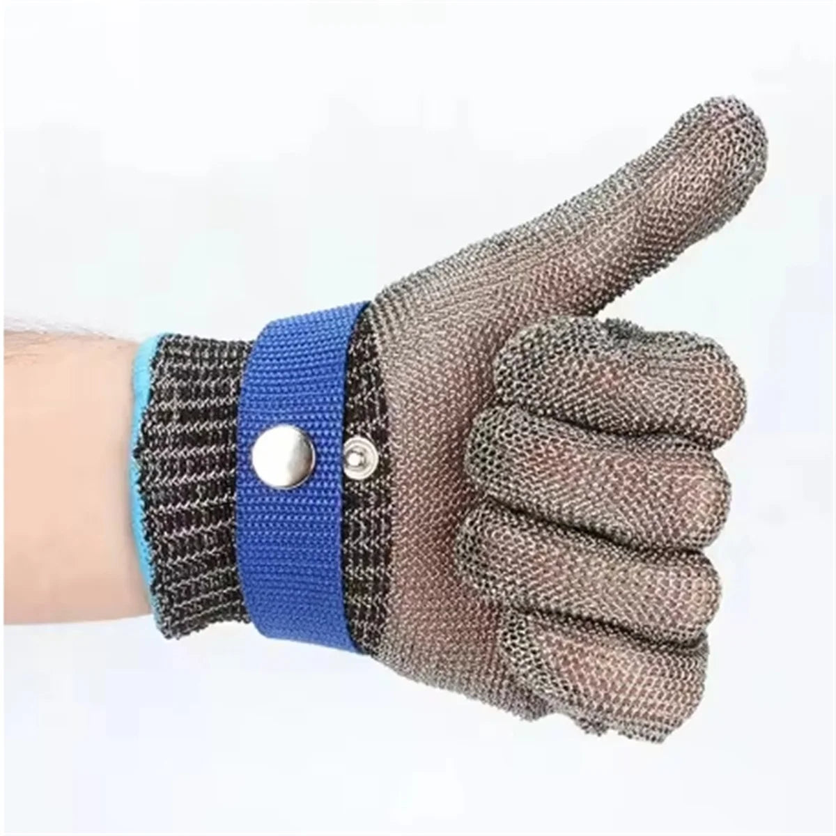 Stainless Steel Gloves Anti-cut Safety Cut Resistant Hand Protective Metal Meat Mesh Glove for Butcher Wire Knife Proof Stab - Action Outdoors Kiwi