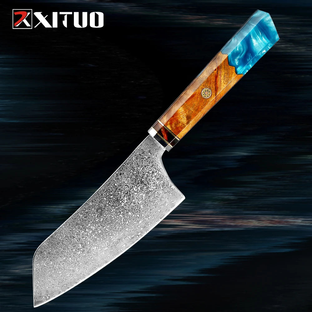 XITUO Damascus Knife Set Kitchen Knife Damascus Steel VG10 Chef Knife Santoku Knives Japanese Knife Home kitchen tools best gift - Action Outdoors Kiwi