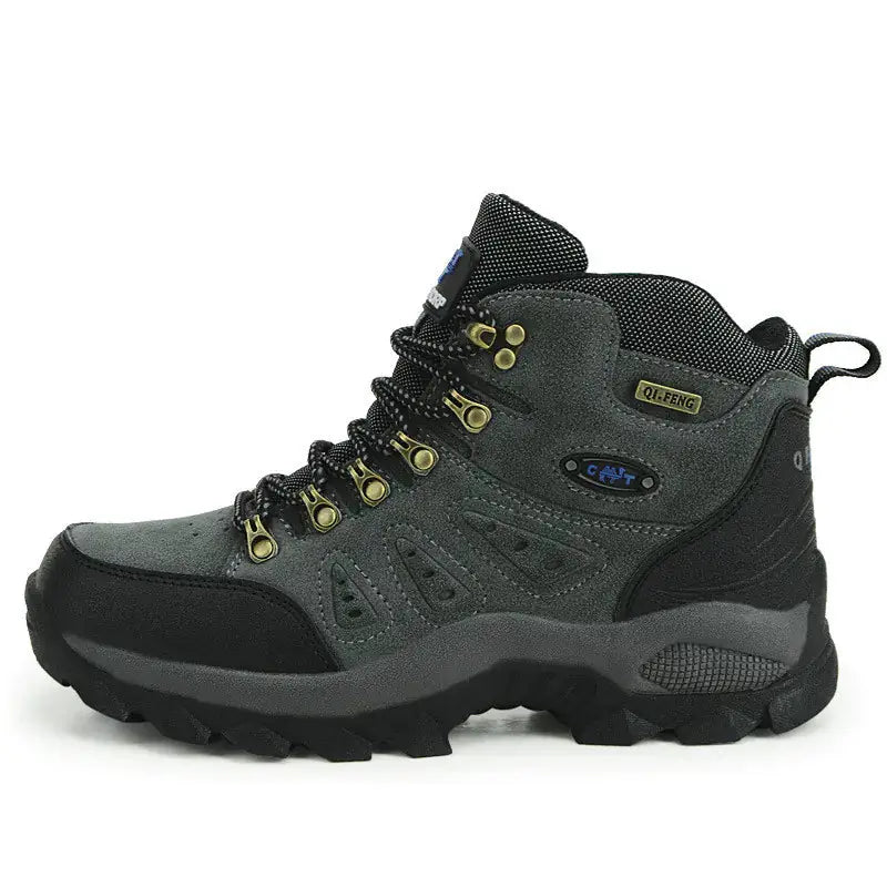 Unisex High-Top Outdoor Hiking Shoes - Waterproof Trail Boots for Men and Women | All-Terrain by Mead's Supply & Equipment Outfitters limited