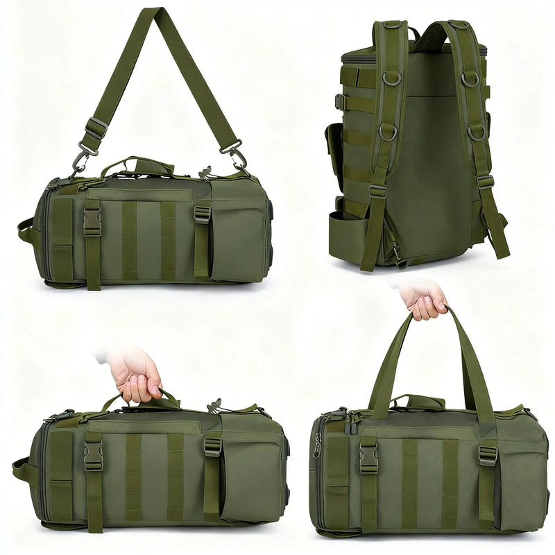 Desers Multifunctional Fishing Backpack With Rod Holders Waterproof Tackle Bag Multifunctional Fishing Backpack With Rod Holders