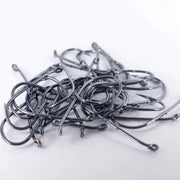 50pcs Double-backed 6/0 High Carbon Fishing Hooks by NZ Diver