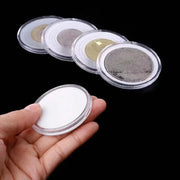 20Pcs Clear Round 40mm Direct Fit Airtight Coin Capsules Fits 5 Different Sized Coins by NZ Diver