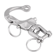 Action Outdoors Limited 316 Stainless Steel Jaw Swivel Snap Shackle For Sailboat Spinnaker Halyard 316 Stainless Jaw Swivel Snap Shackle For Spinnaker