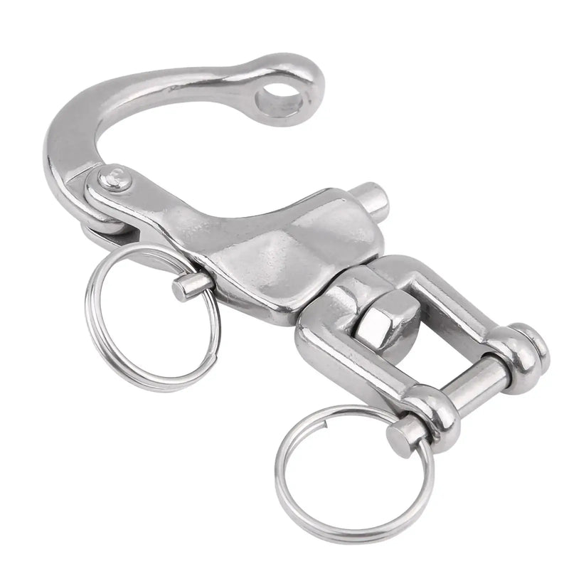 Action Outdoors Limited 316 Stainless Steel Jaw Swivel Snap Shackle For Sailboat Spinnaker Halyard 316 Stainless Jaw Swivel Snap Shackle For Spinnaker