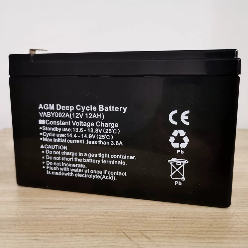 12V 12AH AMP Hour Battery AGM SLA Deep Cycle Dual Fridge Solar Power 12 Volt by salelink.co.nz