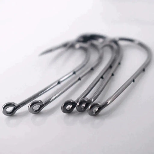 50pcs Double-backed 5/0 High Carbon Fishing Hooks by NZ Diver